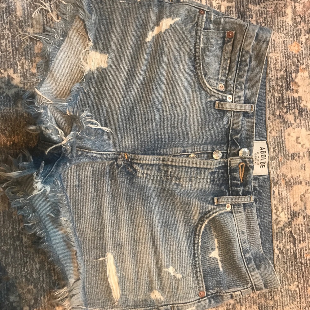 Agolde Size 26 Cut off Denim shorts